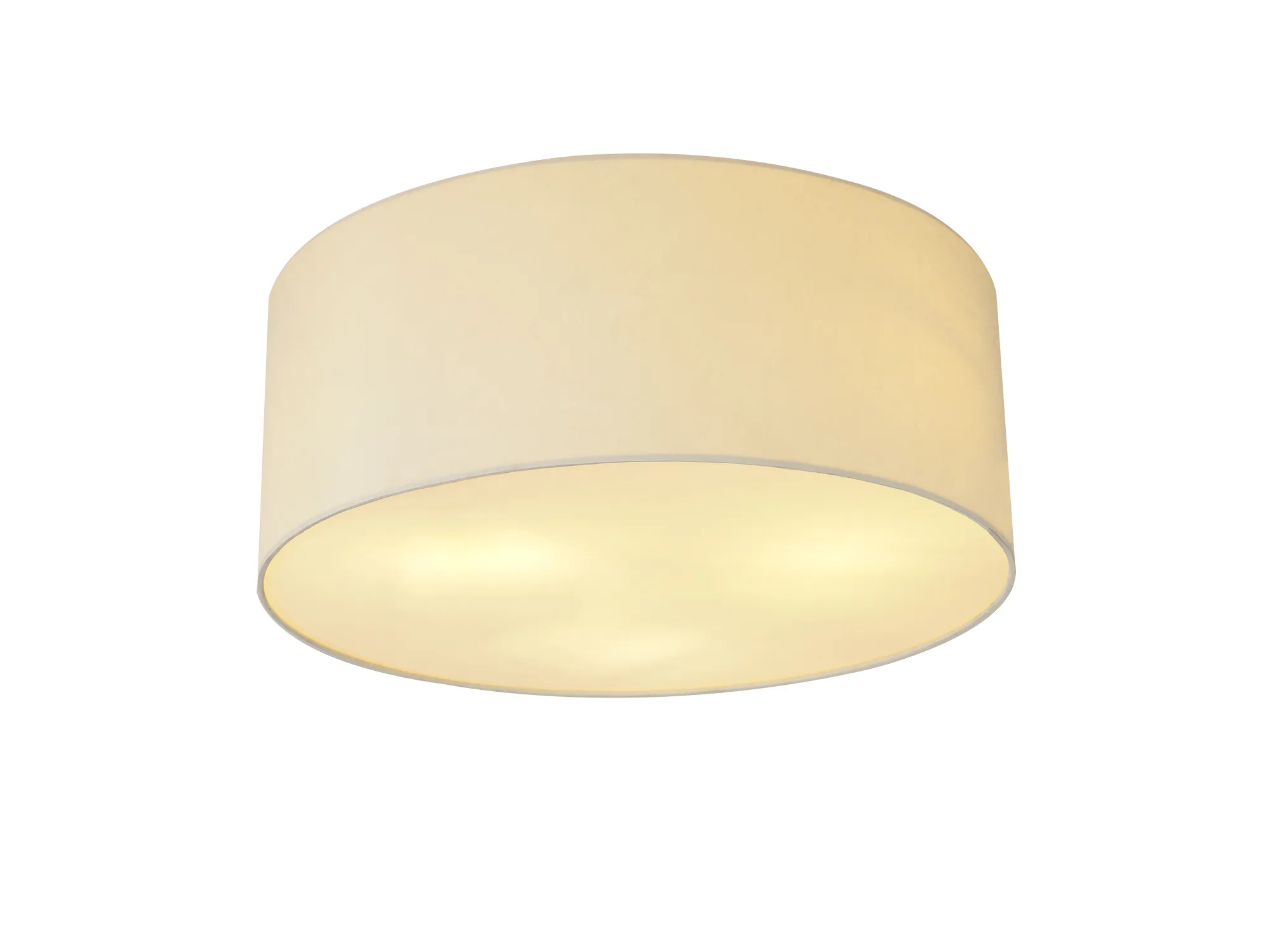 DK0638  Baymont 50cm Flush 5 Light Ivory Pearl; Frosted Diffuser